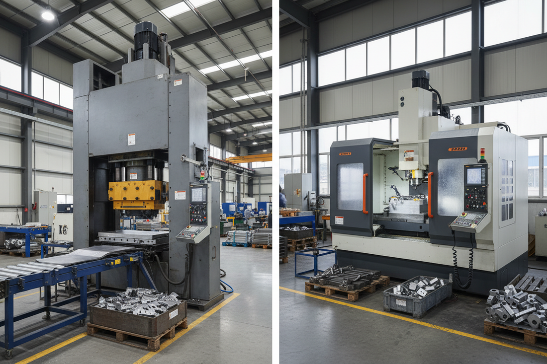 Stamping vs. CNC Machining: Which Process is Right for Your Parts?