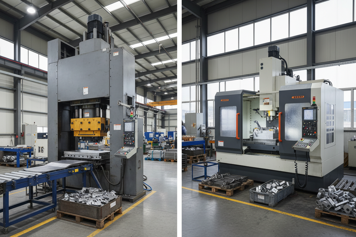 Stamping vs. CNC Machining: Which Process is Right for Your Parts?